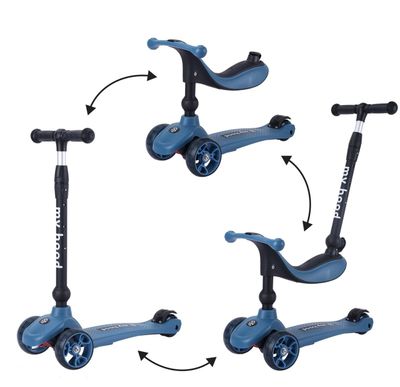 My Hood Kick'n Ride skootteri - sininen (505142)