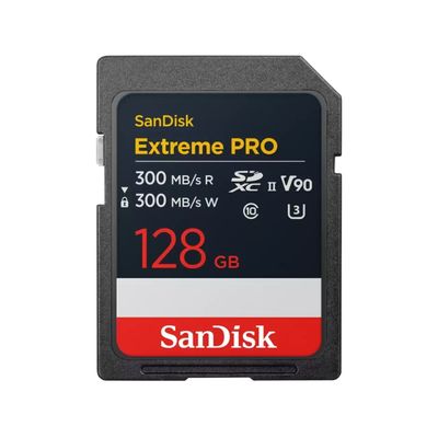 SanDisk SDXC Extreme Pro UHS-II 300 MB/s V90 128 GB