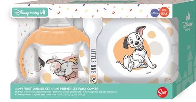 STOR BABY gaveæskesæt - krus, skål og ske - Disney