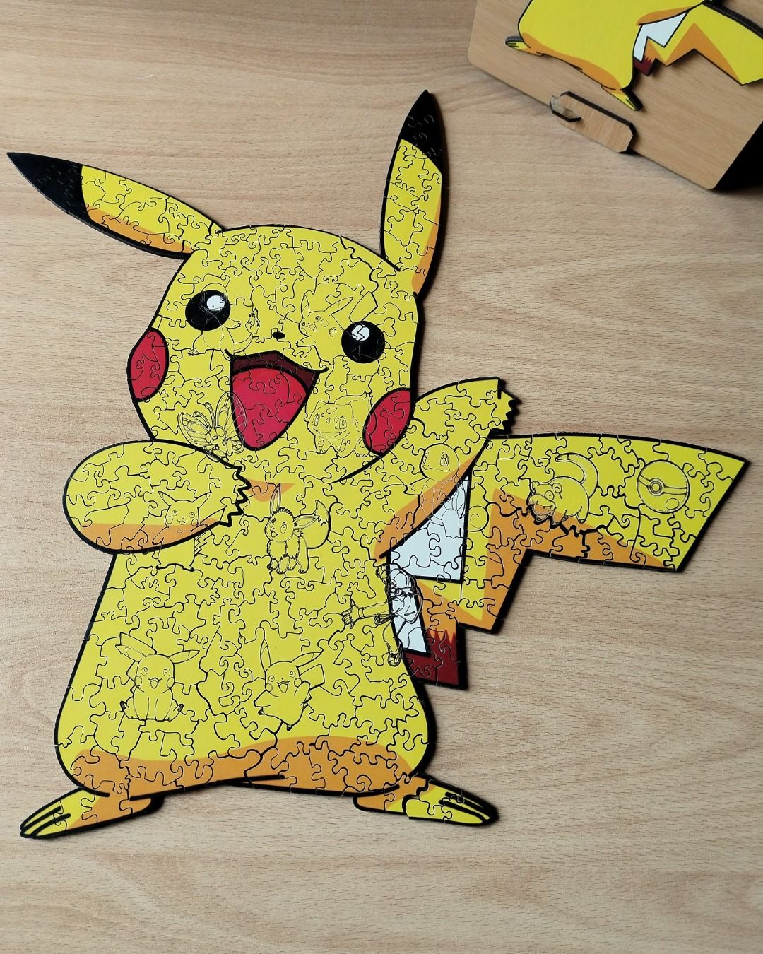 Rompecabezas de madera MDF PIKACHU CLASICO - 150 piezas corte láser