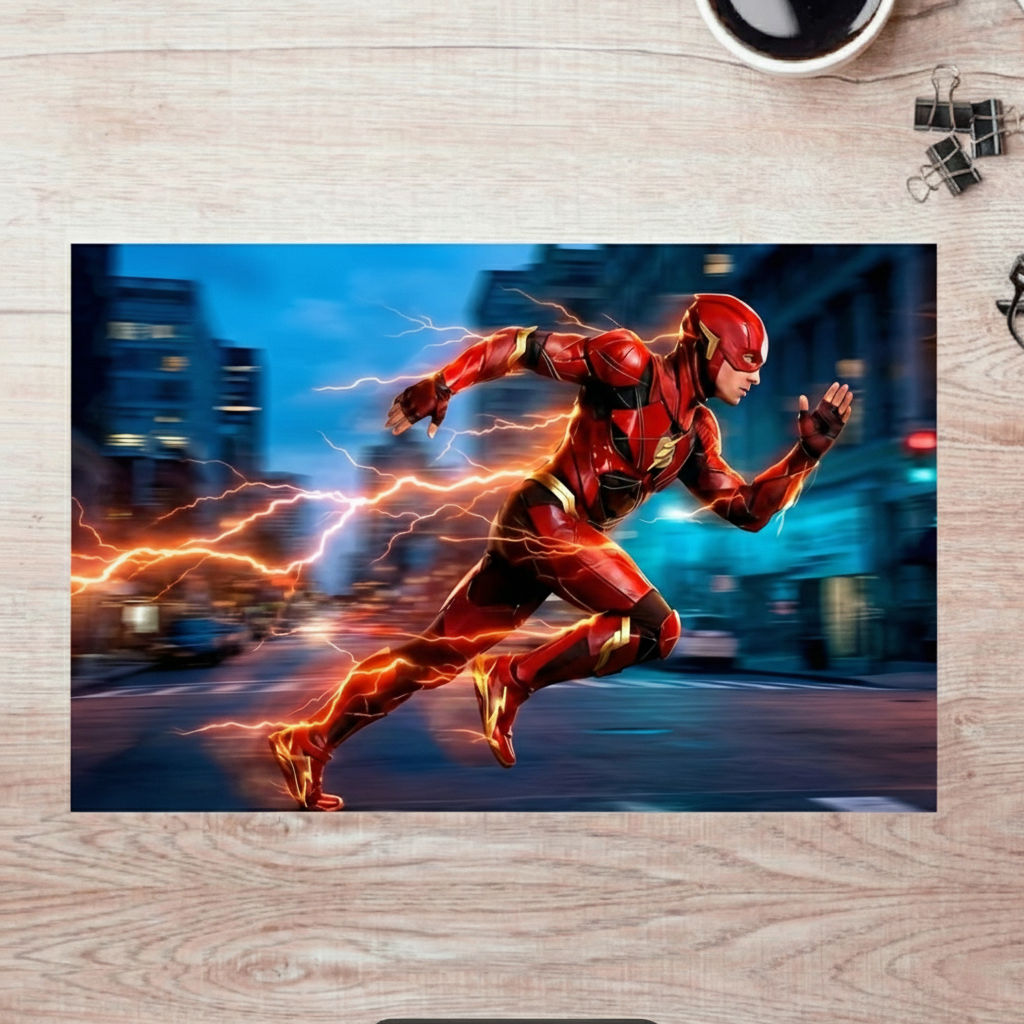 Rompecabezas de madera MDF Flash - DC Comics - 150 piezas corte láser