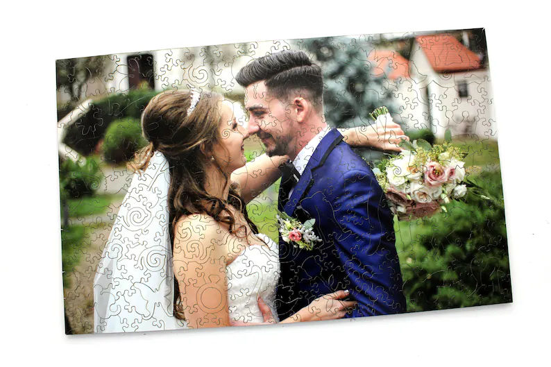 Rompecabezas de madera MDF Rompecabezas de Boda - 300 piezas corte láser
