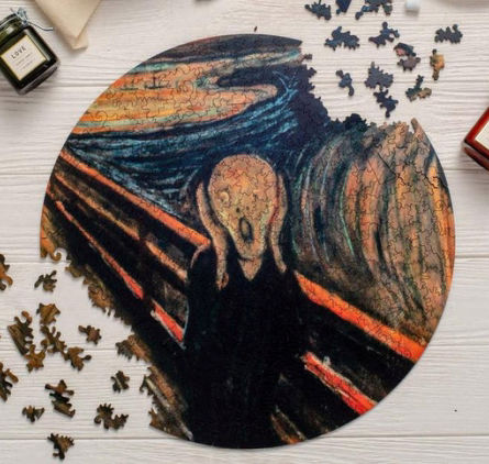 Rompecabezas de madera MDF El Grito - Edvard Munch - 149 piezas corte láser