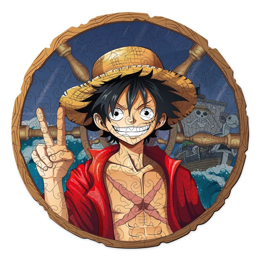 Luffy: El Tesoro del Rey - Vista 2 rompecabezas madera MDF