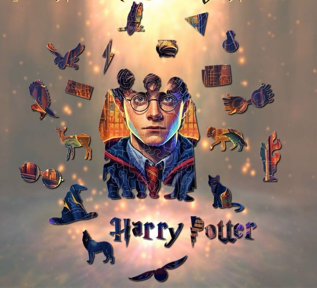 Rompecabezas Circular Harry Potter - Vista 2 rompecabezas madera MDF