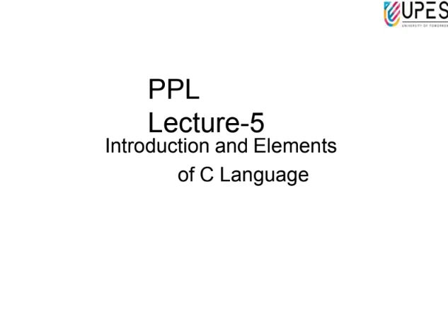 Unit 2:C Programming Fundamentals