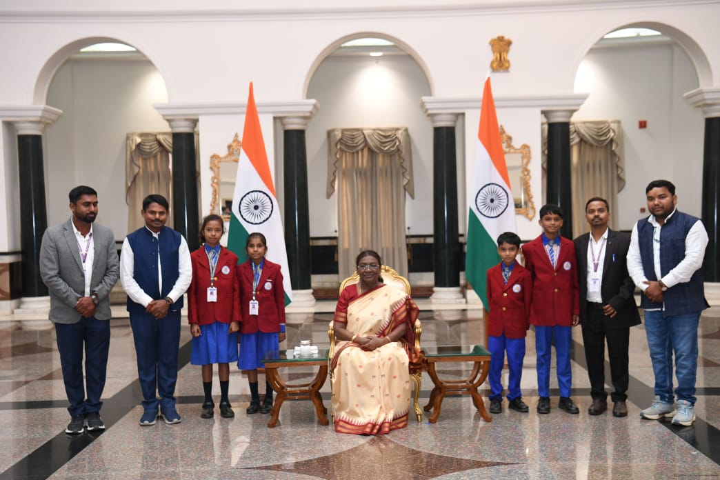 Honoured at Rashtrapati Bhavan by the Hon'ble President of India