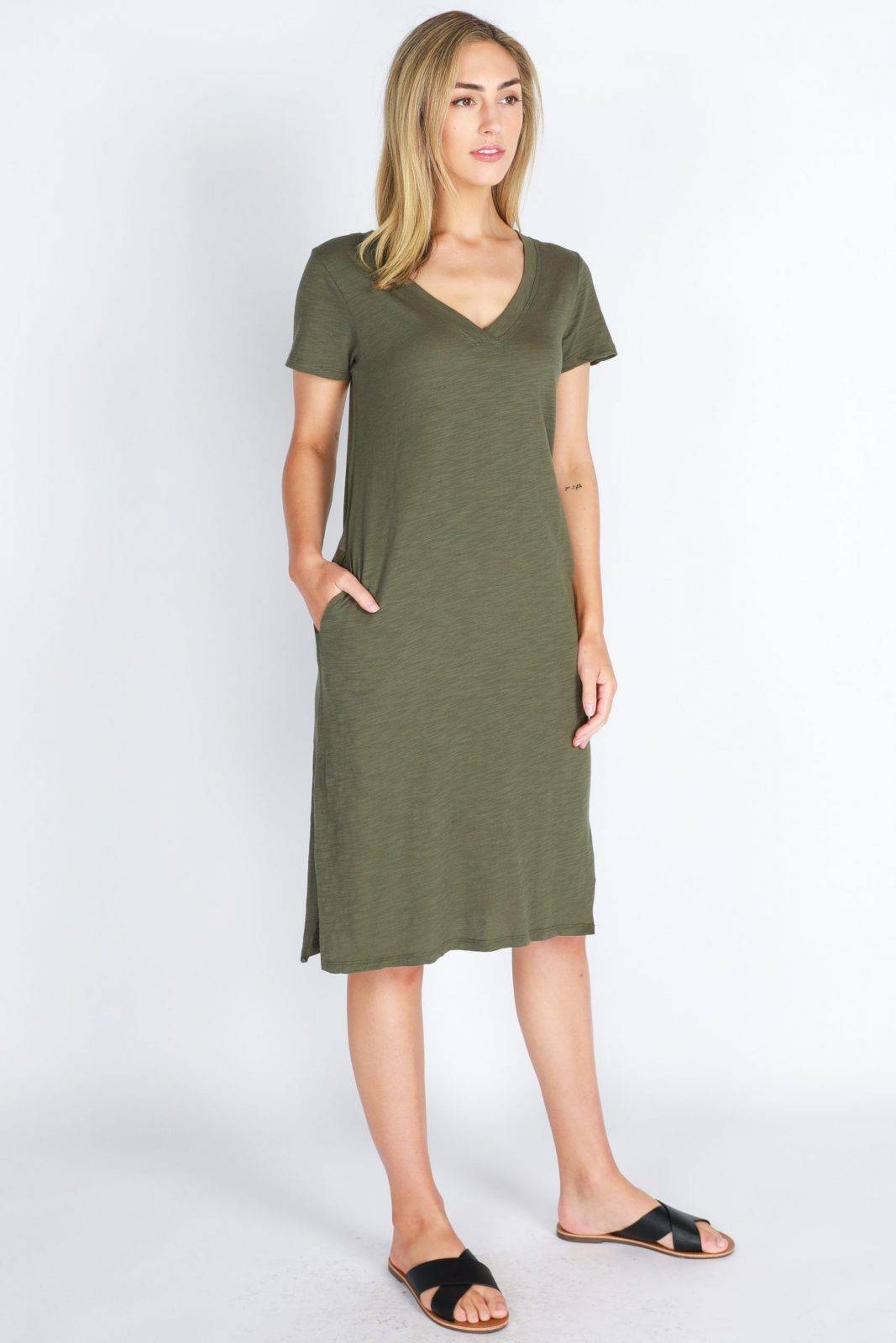 Heidi Dress Khaki - Florence Store - Women's Boutique Fashion - Online ...