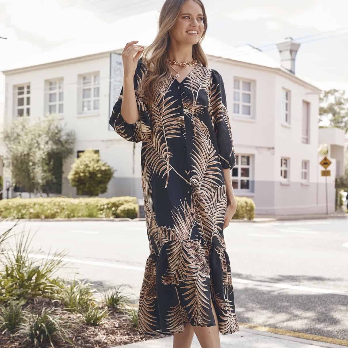 Linen Midi Dress Linen Midi Dress