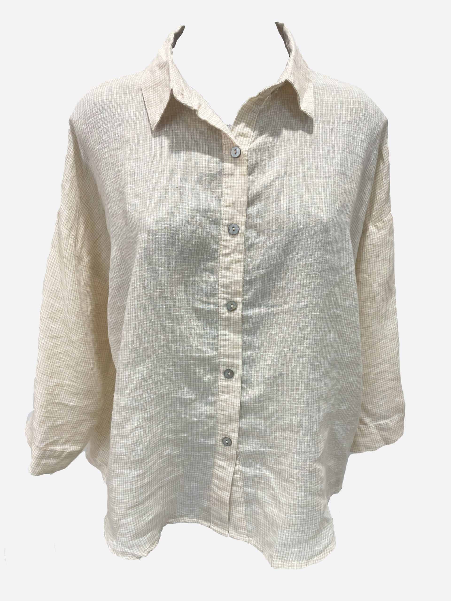 Micro Check Shirt - Florence Store - Women's Boutique Fashion - Online ...