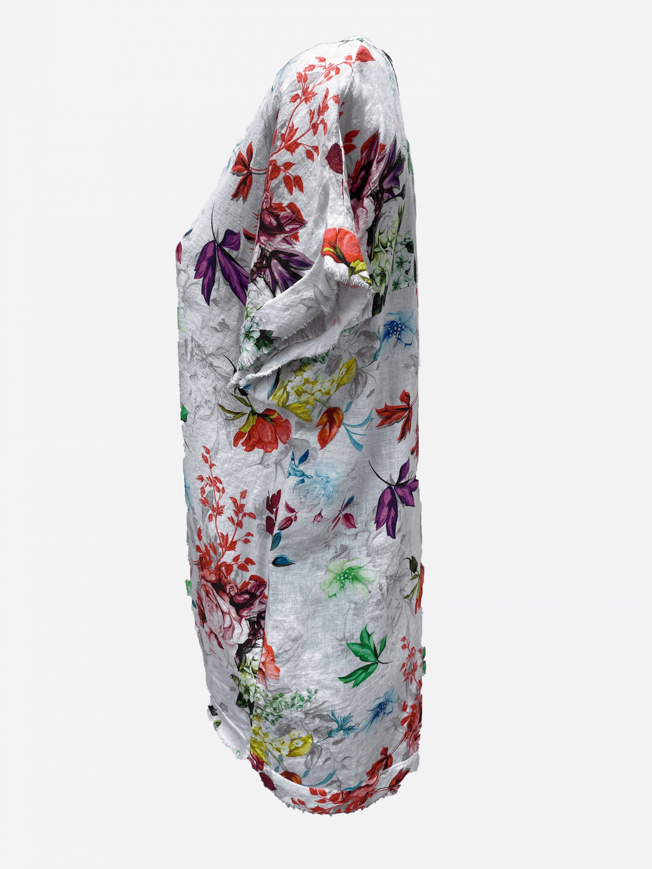 Flora 2 Print Tee Florence Store Women's Boutique Fashion Online