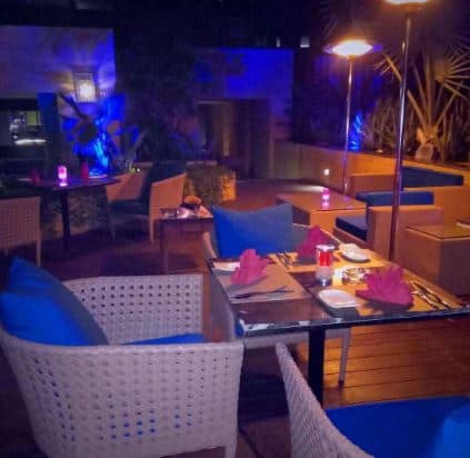 aire skybar and grills - crowne plaza jaipur a perfect corporate party place