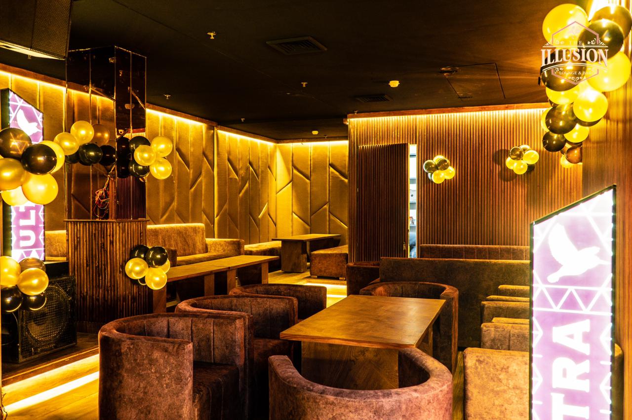 Bar Area at Illusion Lounge and Bar