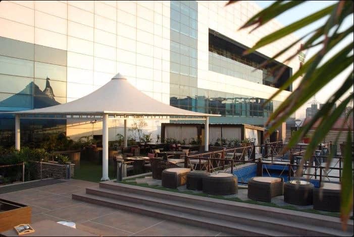 Bar Area at tease - taj city centre gurugram