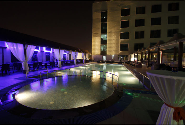 Birthday party at lust by the pool - radisson blu Kaushambi