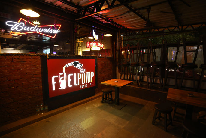 Bollywood Theme Party at fuel pump resto bar