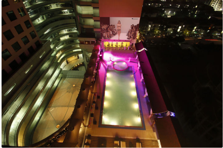 Bollywood Theme Party at lust by the pool - radisson blu