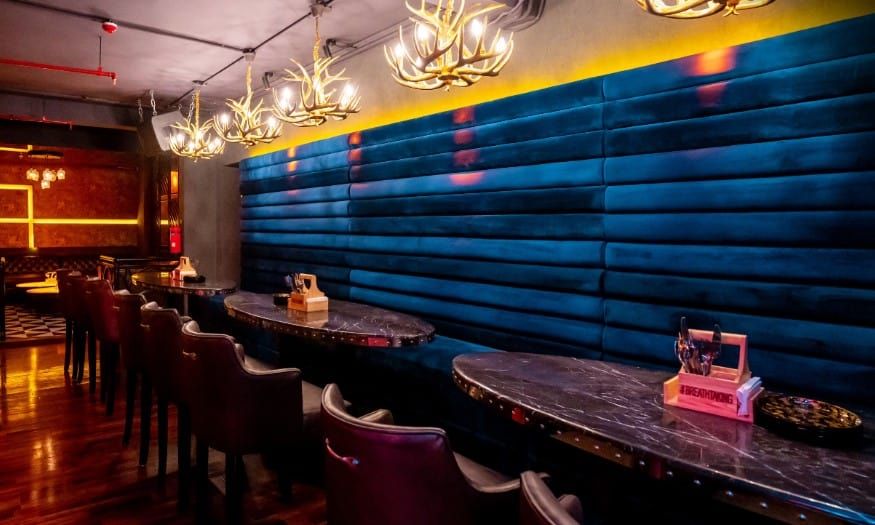 Interior of Breath Fine Lounge And Bar Punjabi Bagh