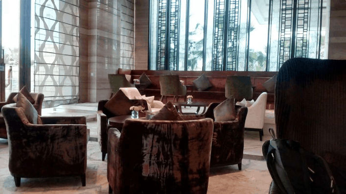 Interior of Lobby Lounge - Crowne Plaza Mayur Vihar Phase