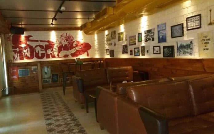 Interior of Vapour Bar Exchange Hauz Khas Village