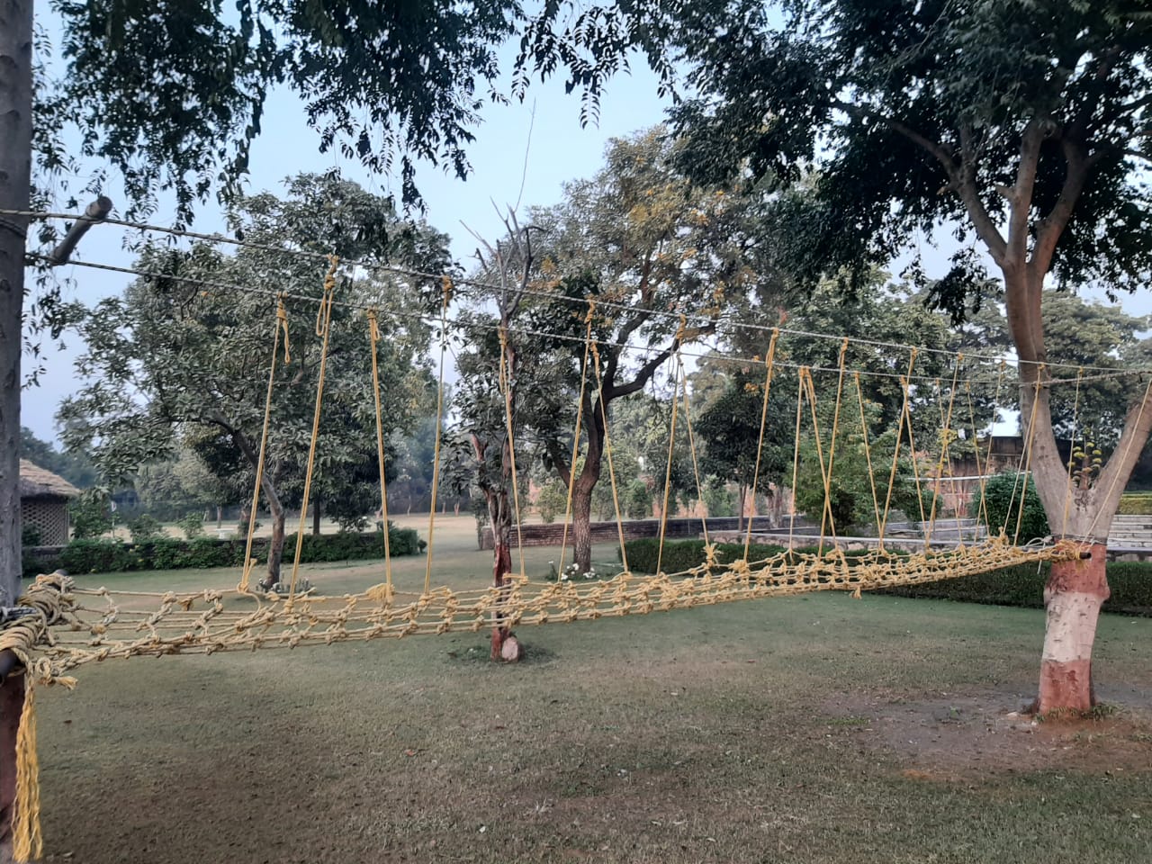 Outdoor Sitting Arrangement at Aravali Mountainier Farm