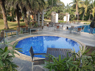 Outdoor Sitting Arrangement at Golkonda Resorts and Spa