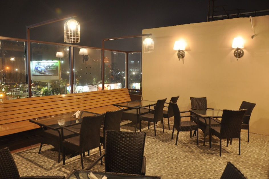 Outdoor Sitting Arrangement at Gravity Mantra