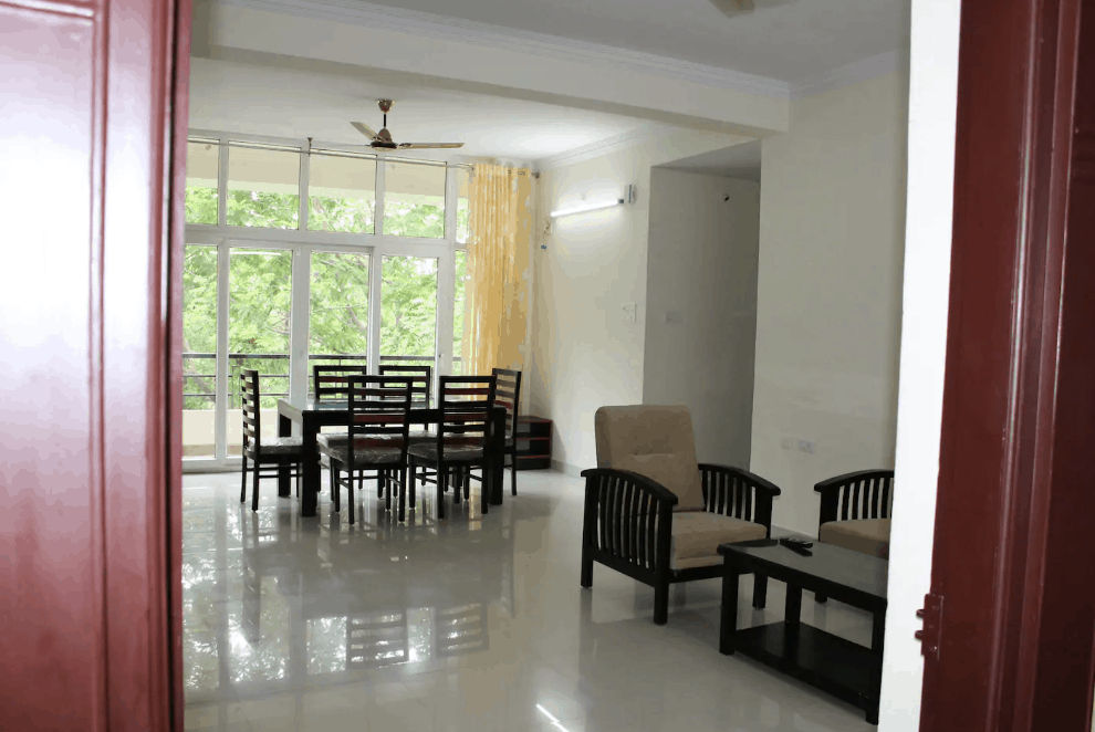 Outdoor Sitting Arrangement at House Gachibowli 6650 HYD