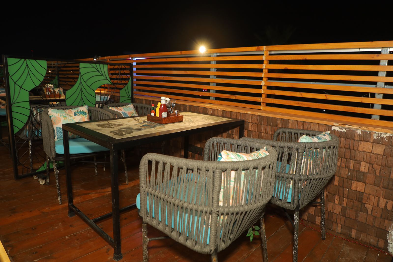 Outdoor Sitting Arrangement at Illusion Lounge and Bar