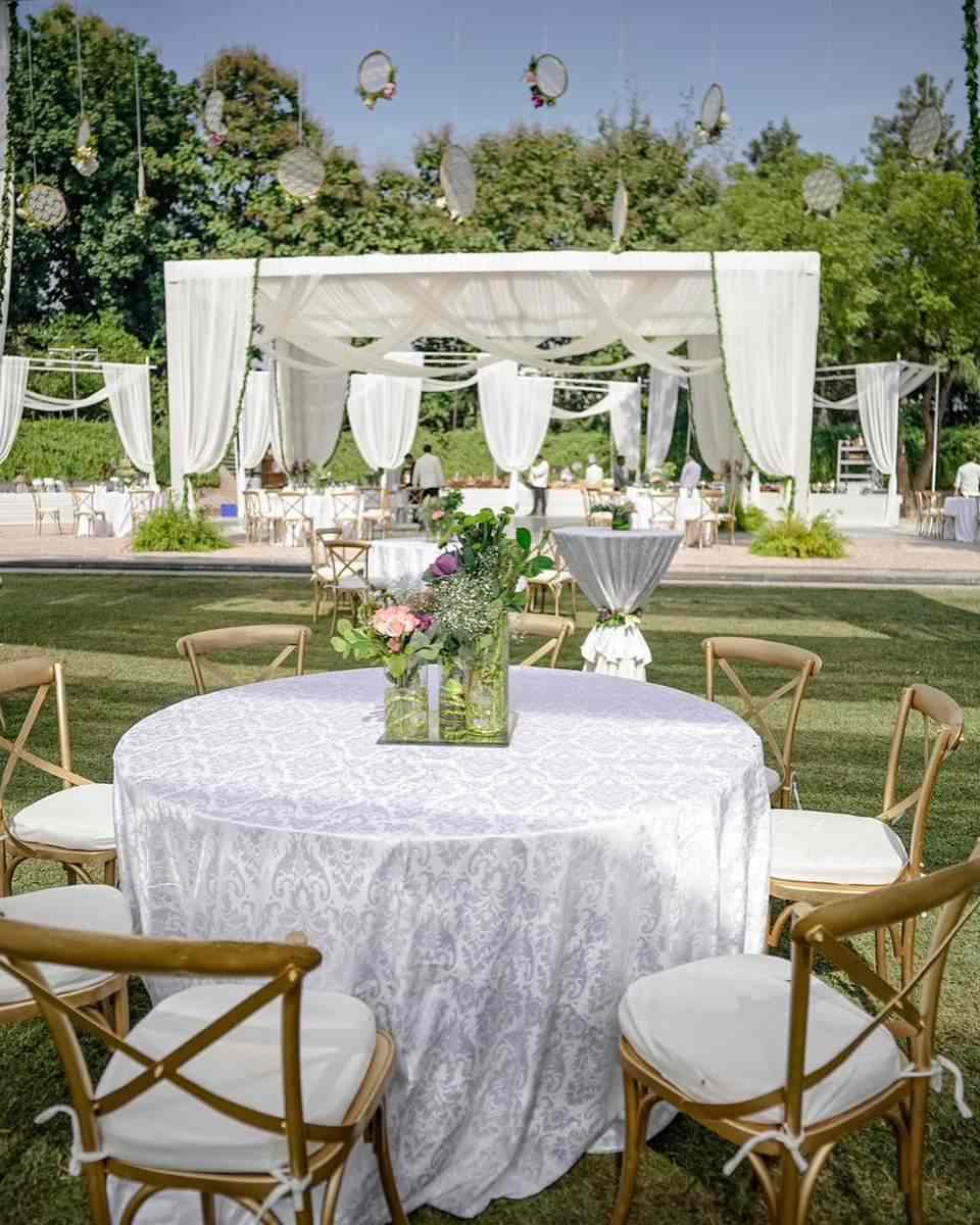 Outdoor Sitting Arrangement at Kohenur farm