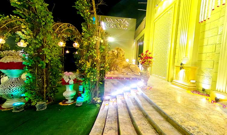 Outdoor Sitting Arrangement at Lavanya Dreams Banquet