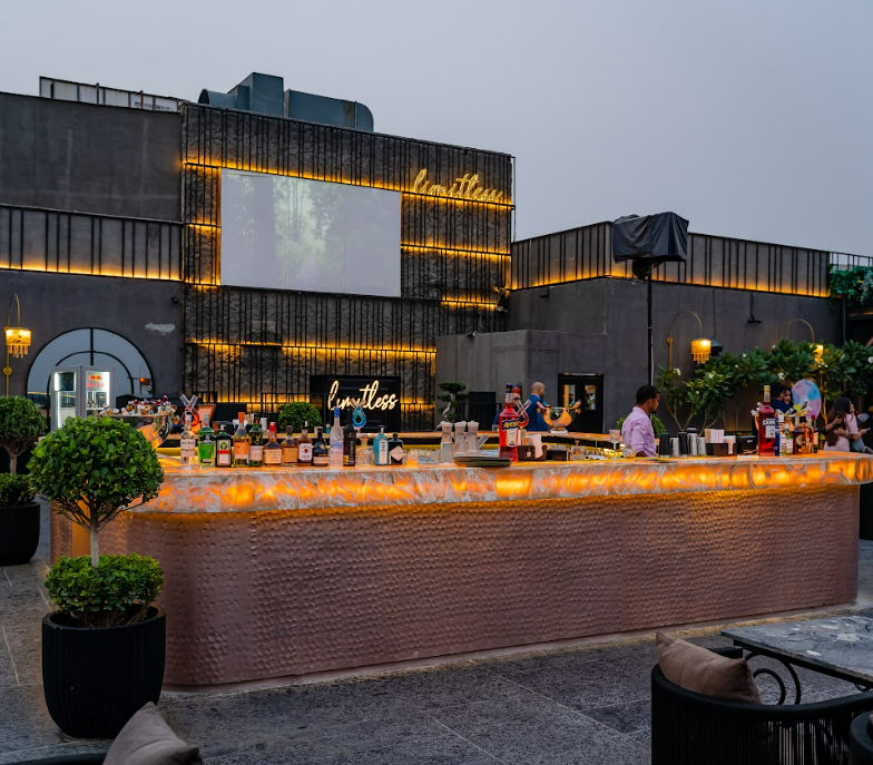 Outdoor Sitting Arrangement at Limitless Cookhouse & Bar