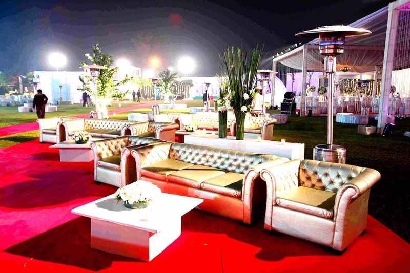 Outdoor Sitting Arrangement at Monalisa by Gautam Tents