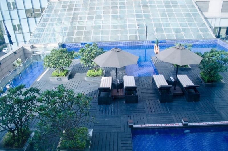 Outdoor Sitting Arrangement at Radisson Blu