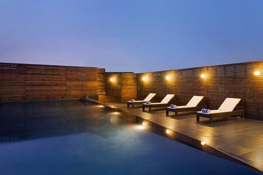 Outdoor Sitting Arrangement at Ramada Gurgaon Central