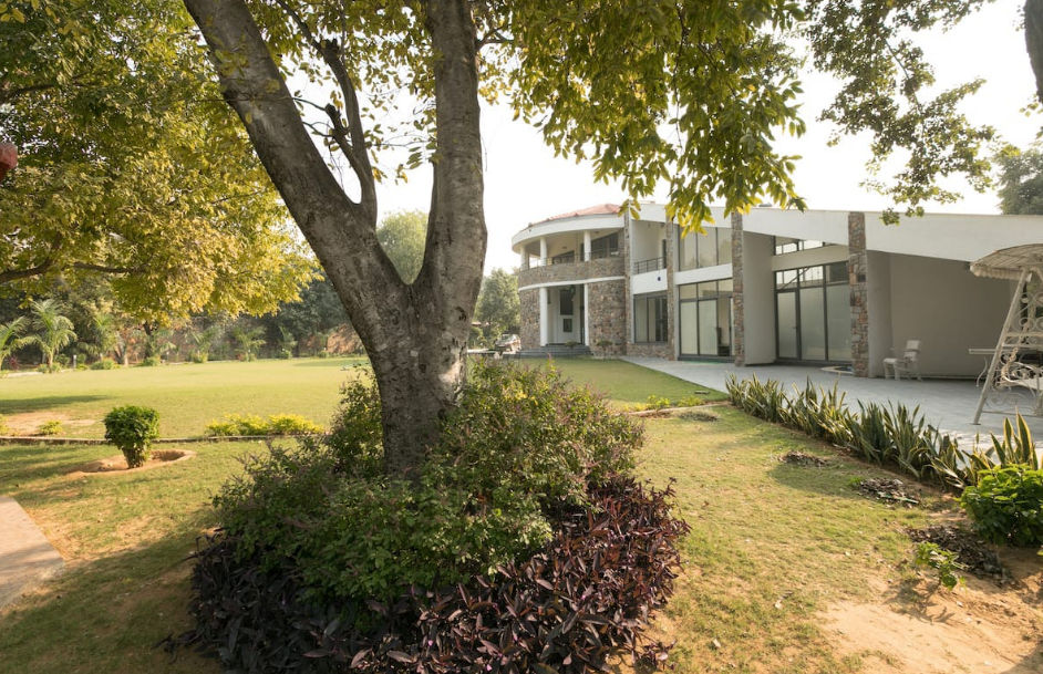 Outdoor Sitting Arrangement at Rudra Farm