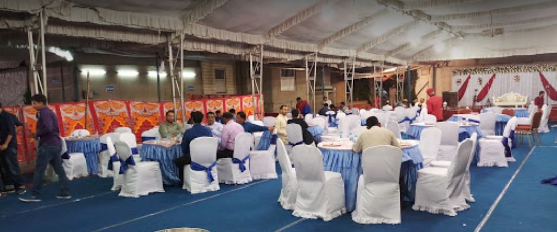 Outdoor Sitting Arrangement at Sarihar Function Plaza