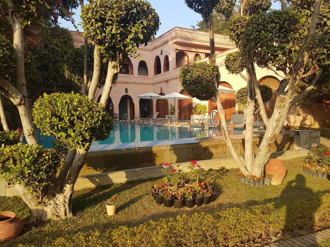 Outdoor Sitting Arrangement at The Singhania Farm