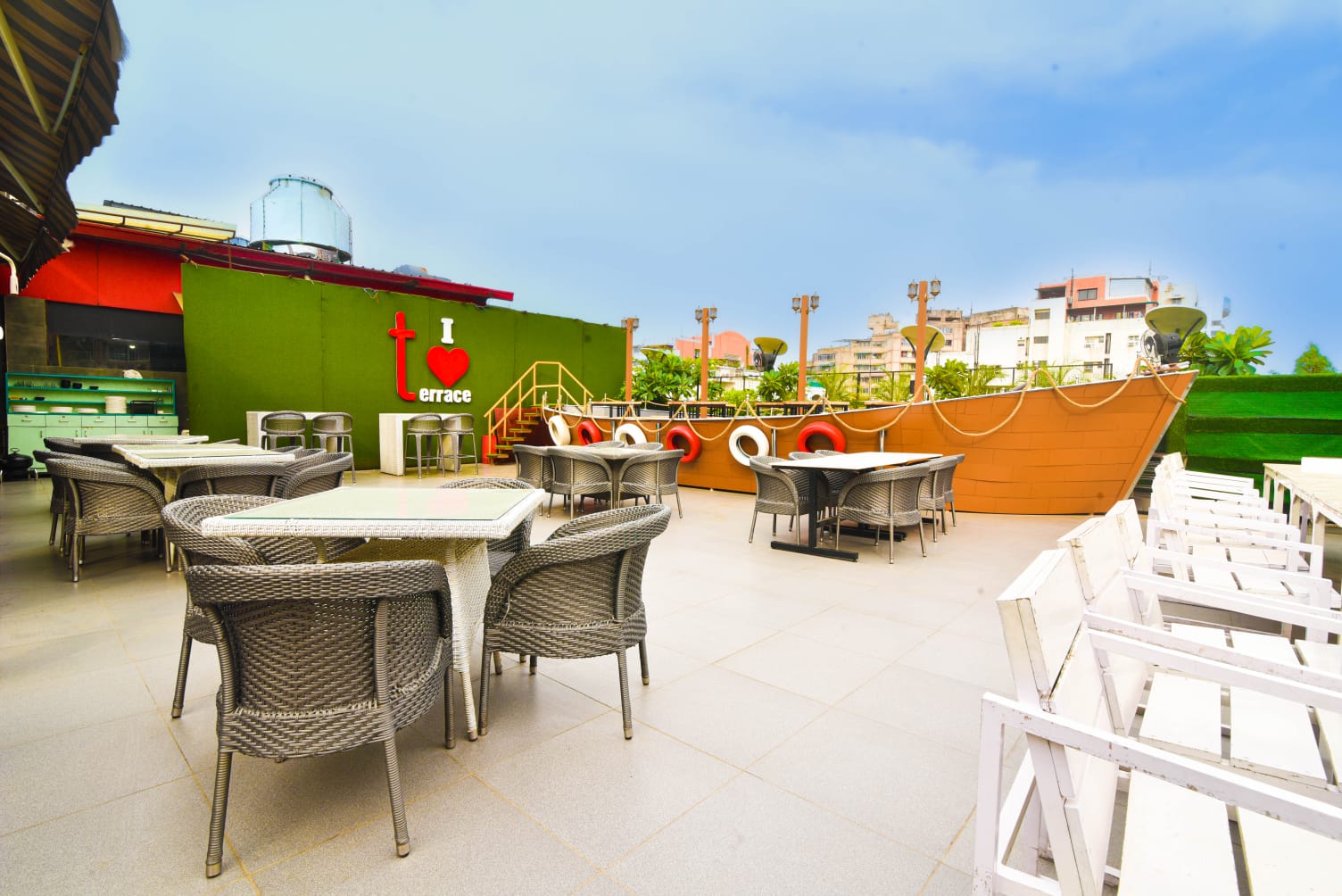 Outdoor Sitting Arrangement at The Terrace Banquet