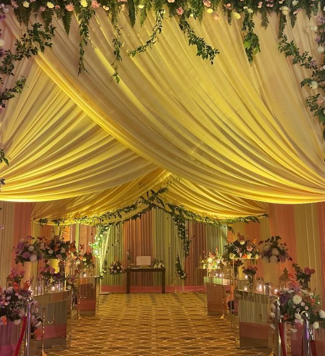 Seating Area of Chevron Luxury Banquet