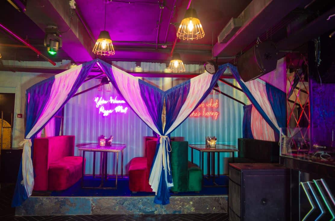 Seating Area of The Secret Mermaid Bar