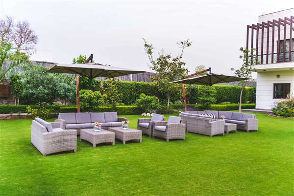 Seating Area of Villa Serenity