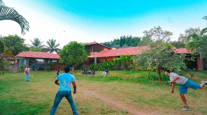 Terrace Area at Farmhouse 2040 BA 