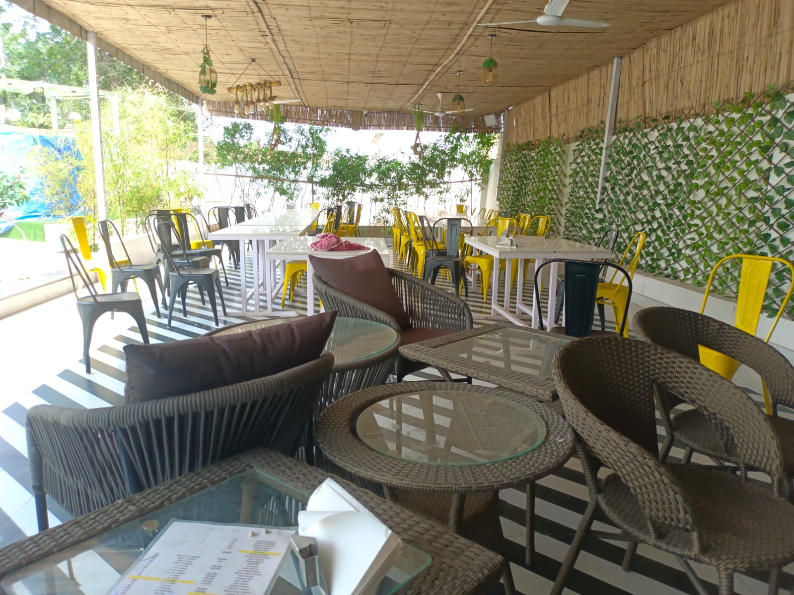 Terrace Area at Garden of flavours