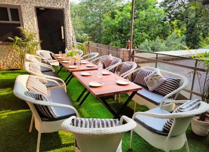 Terrace Area at Routine Affaire Bar And Kitchen