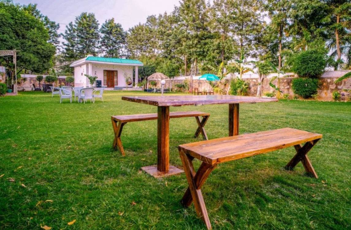 Terrace Area at Seven Horses Farm