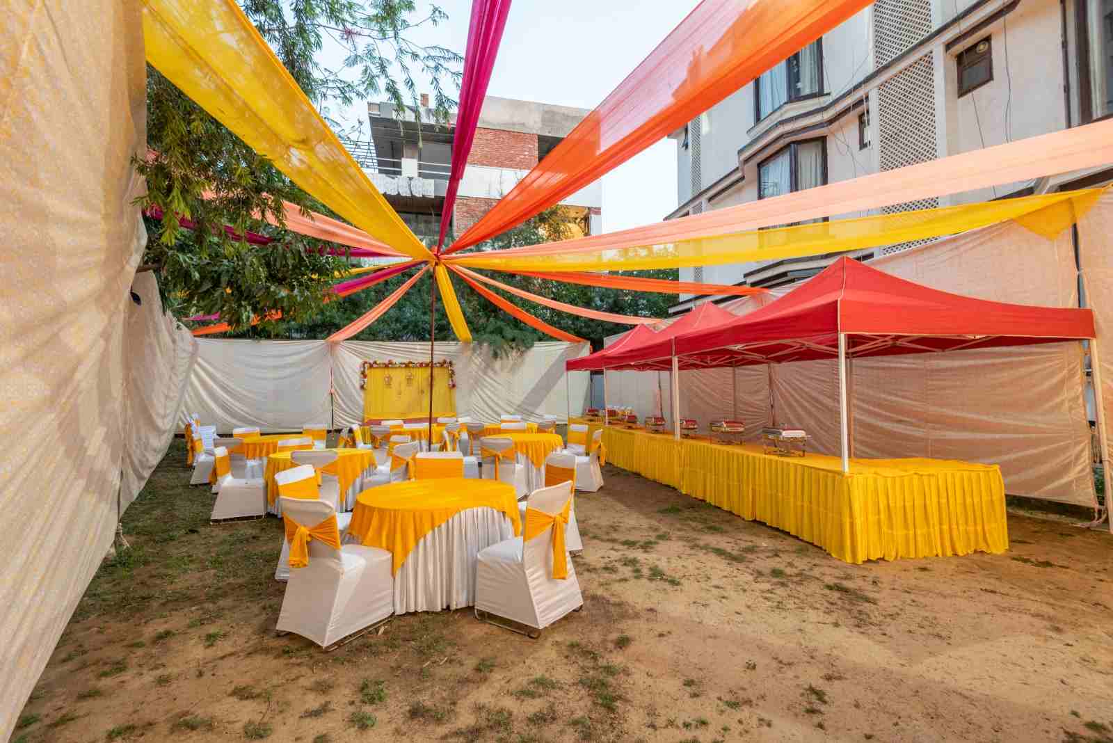 Terrace Area at The Purple Orchid