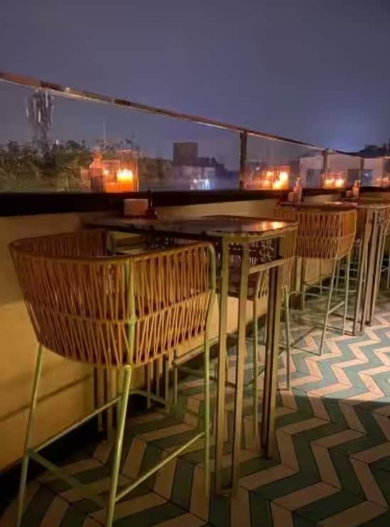 Terrace Area at Uber Lounge