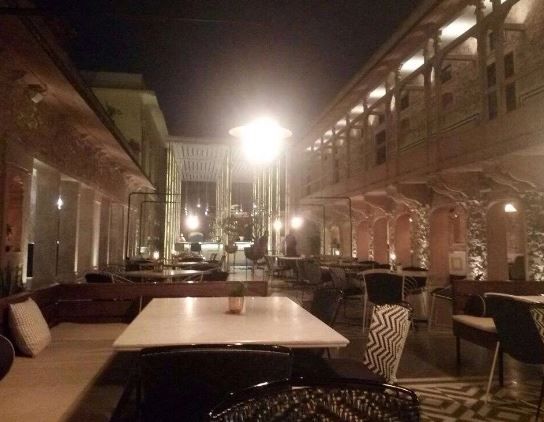 Terrace Party at baradari - city palace