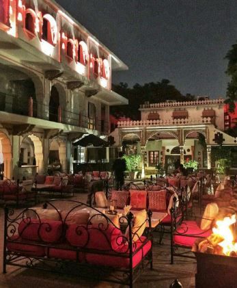 Terrace Party at club naila - naila bagh palace